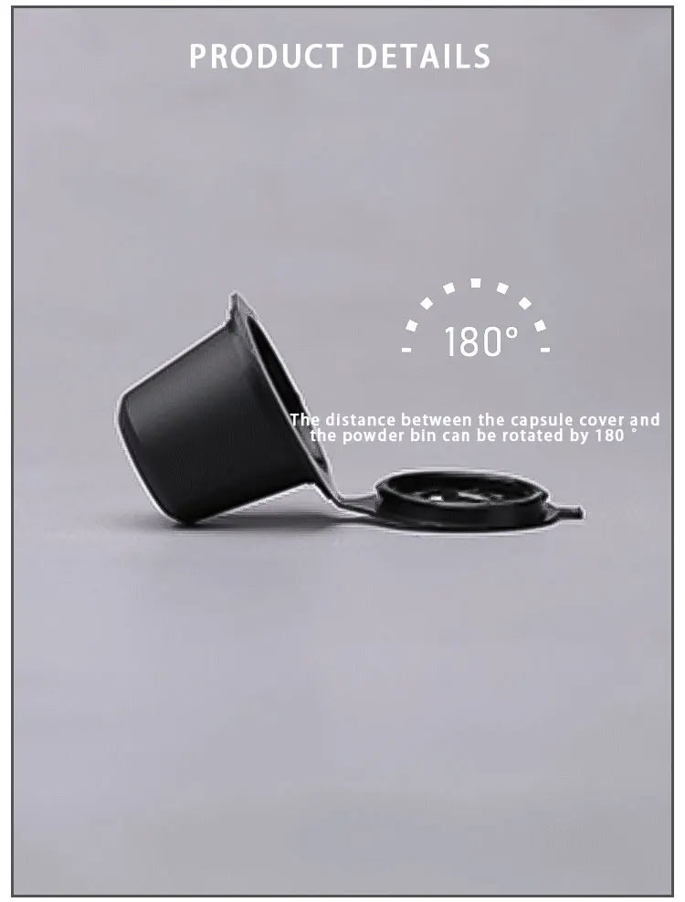 Refillable Nespresso-Compatible Coffee Pods with Reusable Filters & Accessories