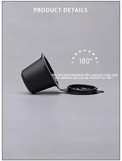 Refillable Nespresso-Compatible Coffee Pods with Reusable Filters & Accessories