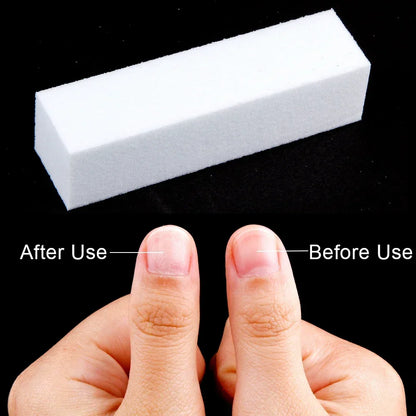 4-Way Nail Buffer Block – Manicure & Pedicure Nail File