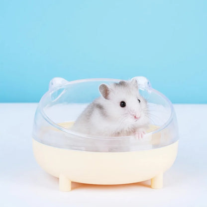 Transparent Hamster Sand Bath Box