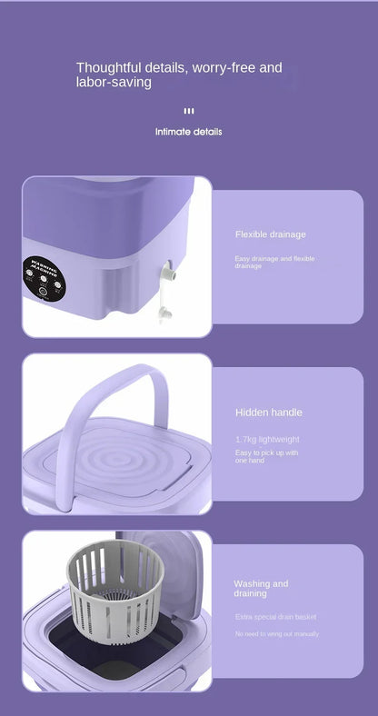 Foldable Mini Washing Machine
