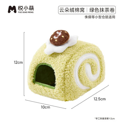Warm Plush Hamster House