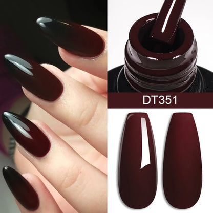 MEET ACROSS 7ml Red Gel Nail Polish