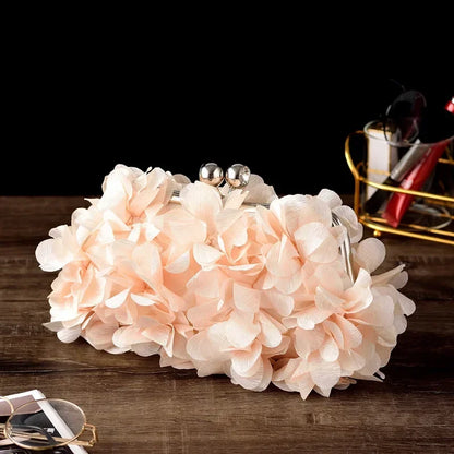Wedding Dress Floral Clutch Bag