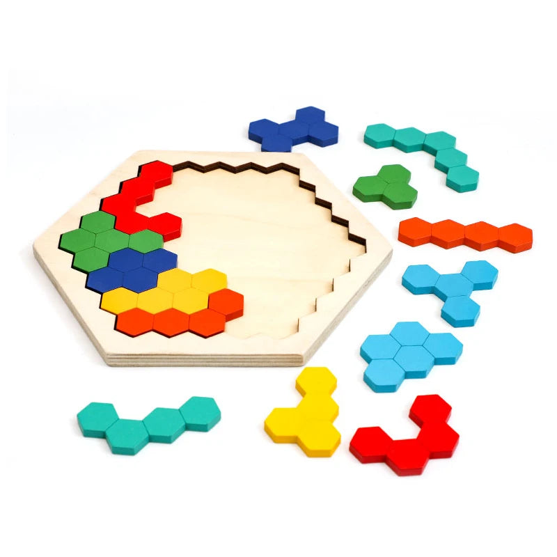 Wooden 3D Tangram Puzzle