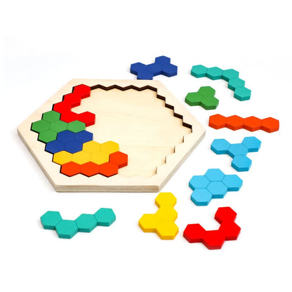 Wooden 3D Tangram Puzzle