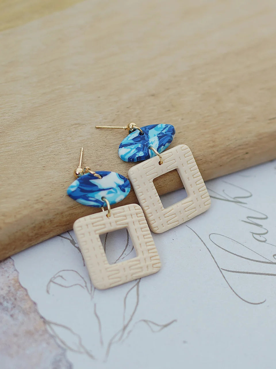Bohemian Vintage Earthy Tone Earrings