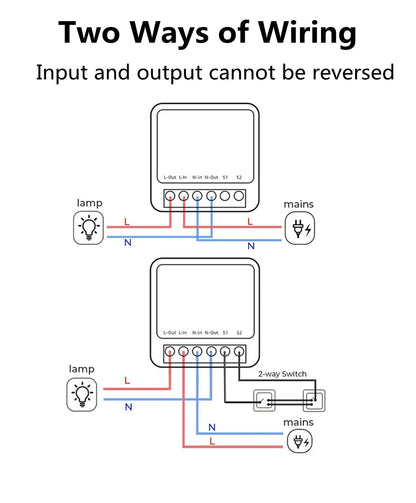 Mini WiFi Smart Switch Module 16A