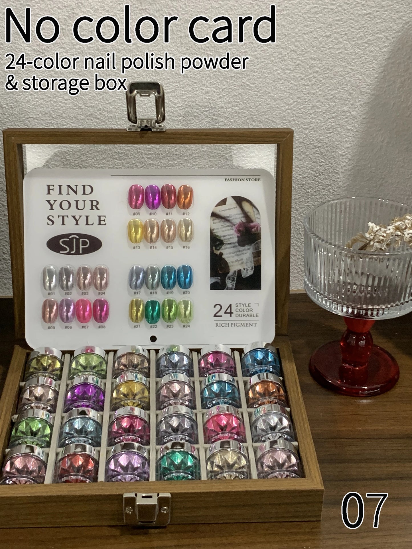 Color Moonlight Magic Mirror Nail Powder Set