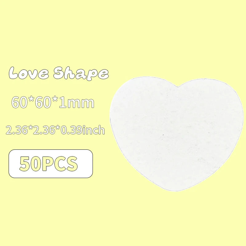 DIY Cotton Pulp Painting Shapes Set
