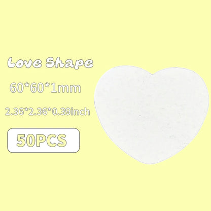 DIY Cotton Pulp Painting Shapes Set