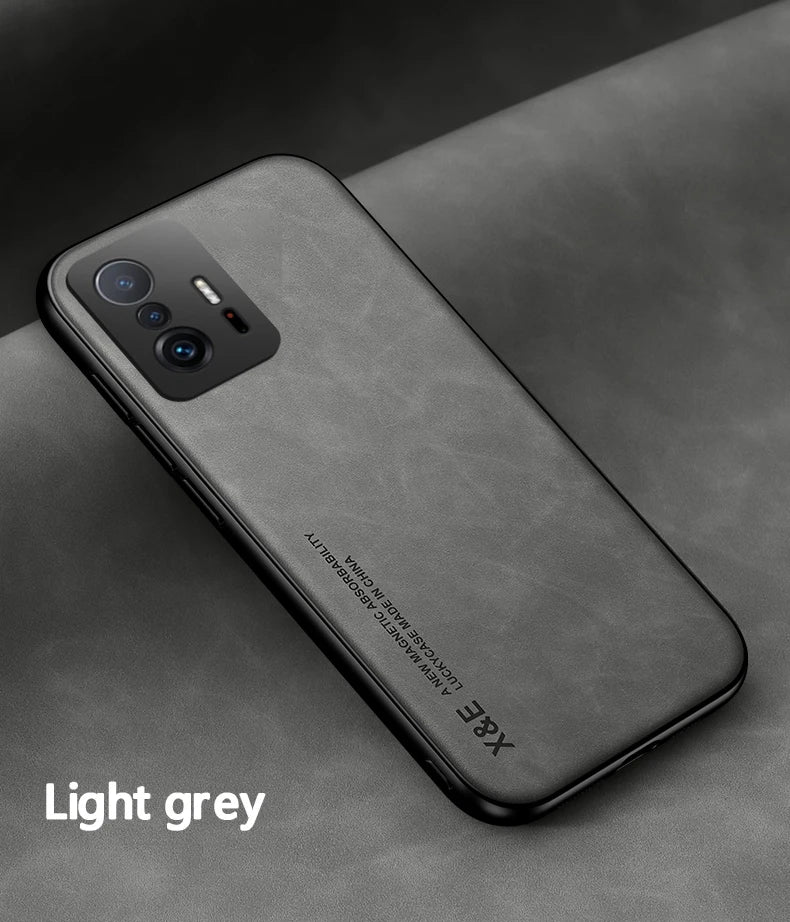 Magnetic PU Leather Case for Xiaomi Phones