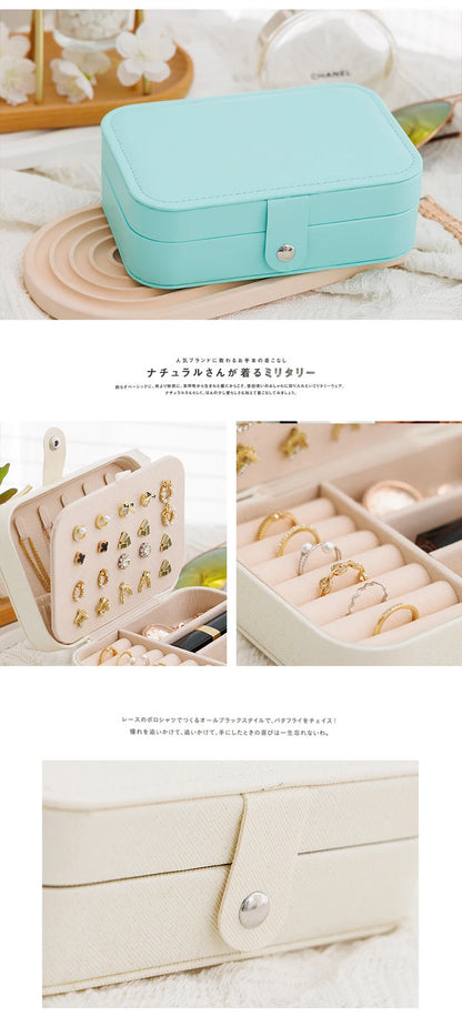 Portable Travel Jewelry Organizer Case