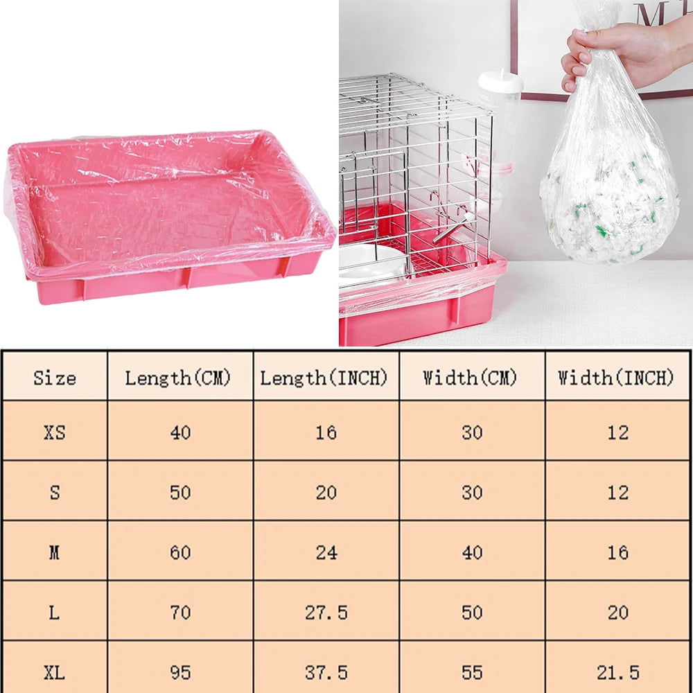 Disposable Pet Cage Tray Covers