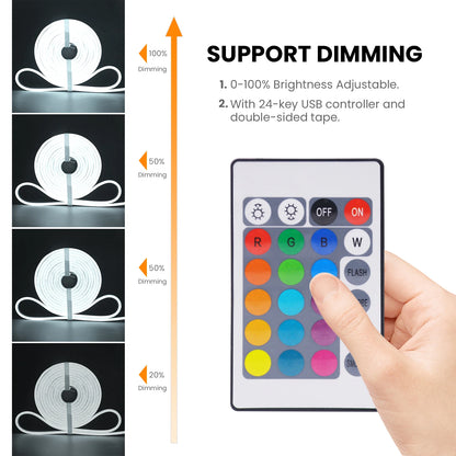 Flexible Waterproof RGB Neon Light with Remote Control