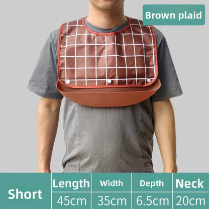 Waterproof Washable Adult Mealtime Bib