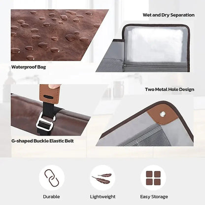 Travel Roll-Up Toiletry Bag