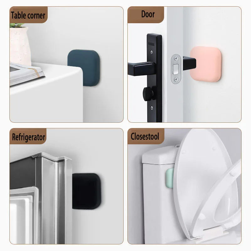 Self-Adhesive Silicone Door Handle Bumper
