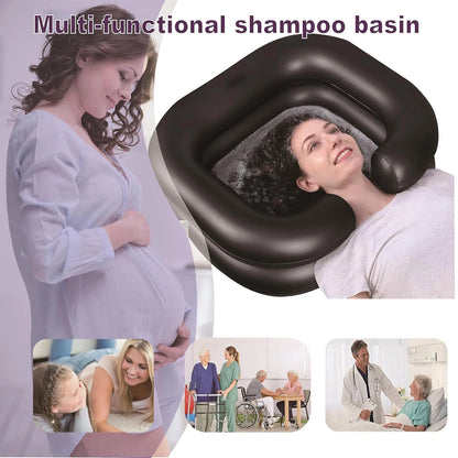 Inflatable Bedside Hair Washing Basin