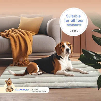 Orthopedic Plush Pet Bed Mat for Dogs & Cats