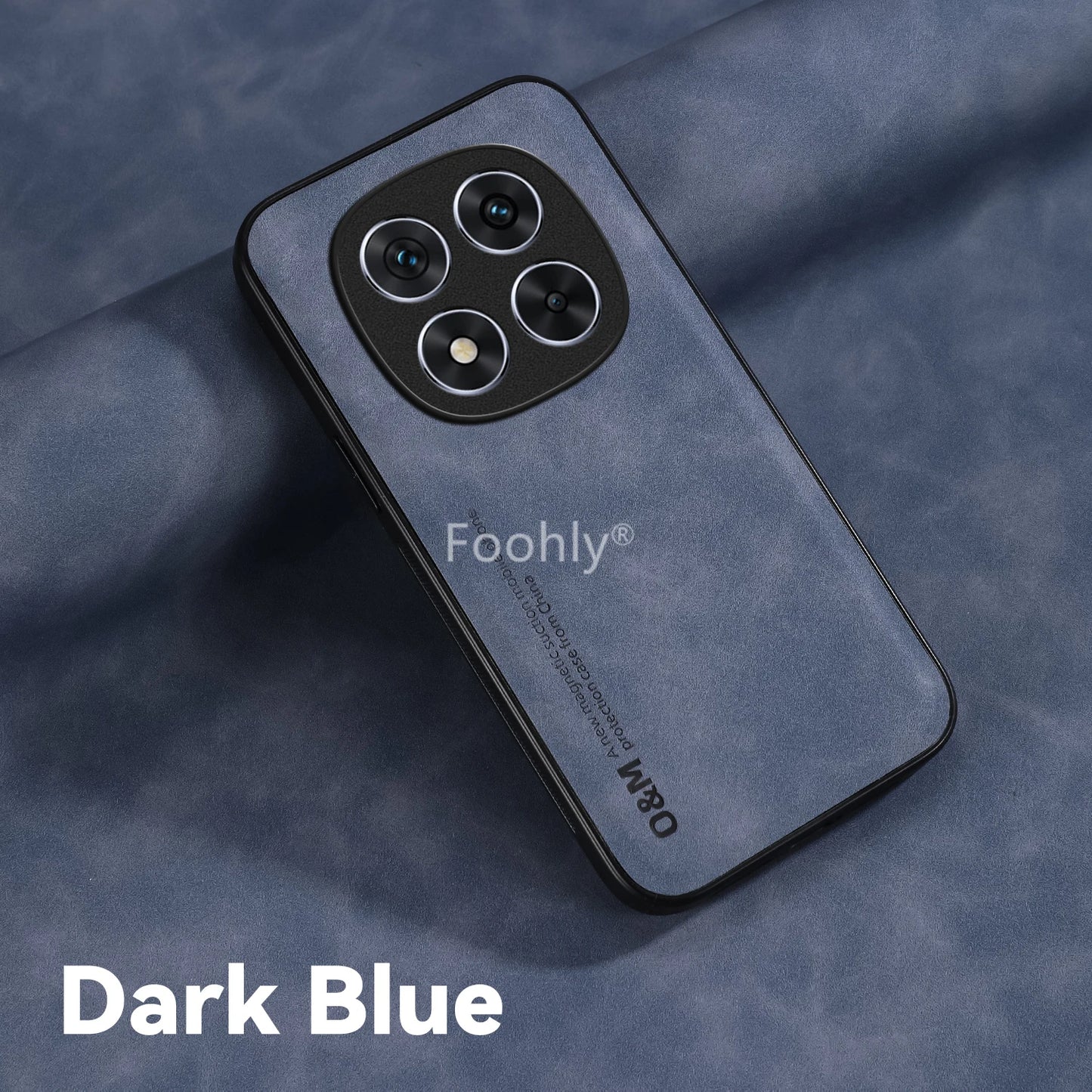 Magnetic Nubuck Leather Case for Redmi