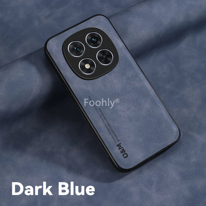 Magnetic Nubuck Leather Case for Redmi