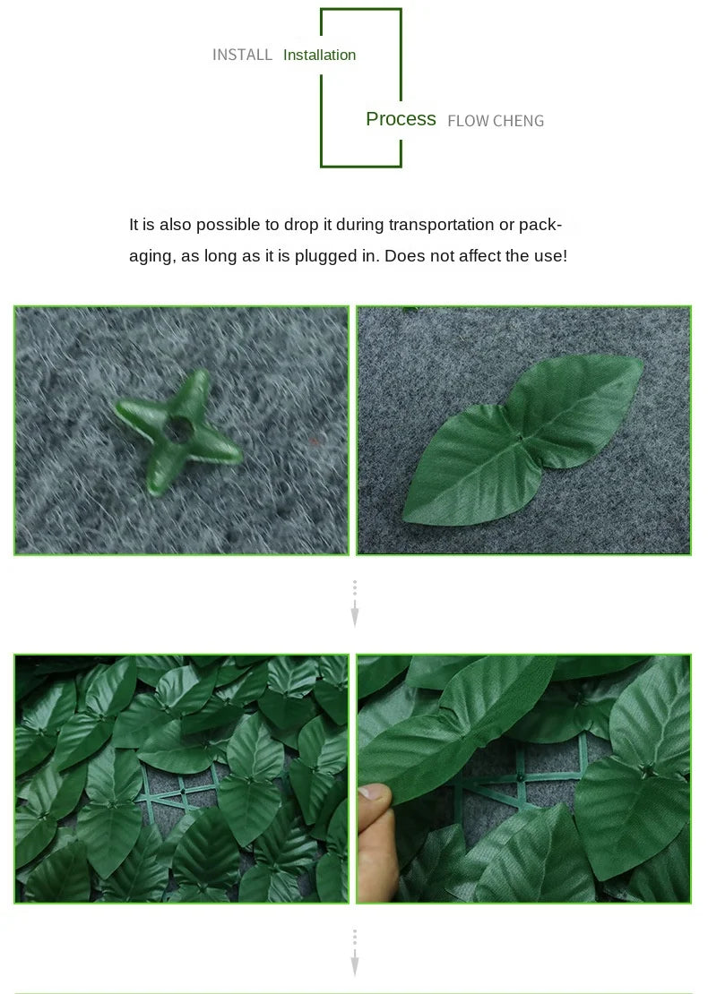 Artificial Ivy Privacy Fence Panel