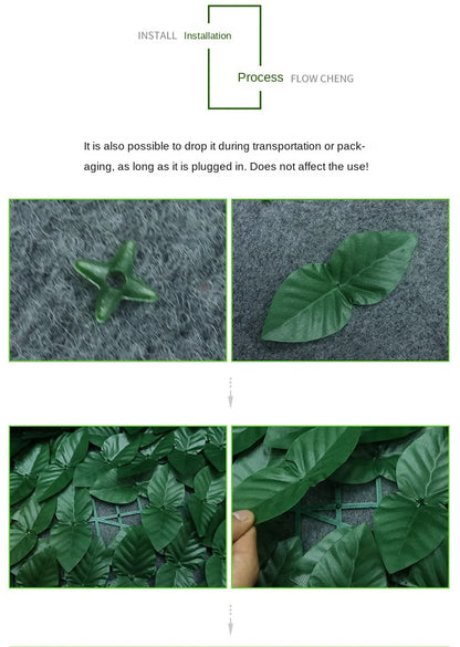 Artificial Ivy Privacy Fence Panel