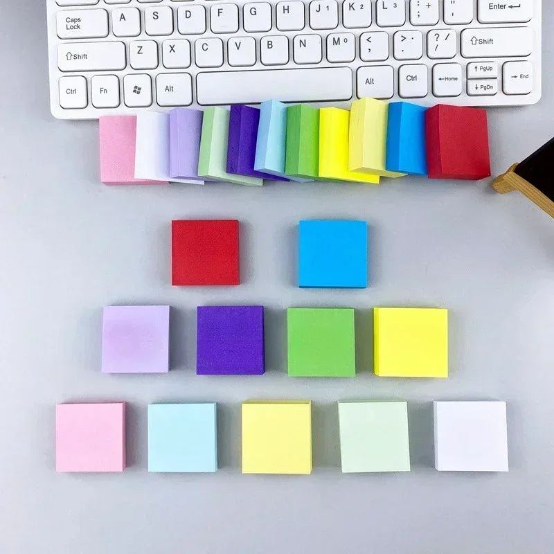 Fluorescent Sticky Notes Set – Planner Memo Pads