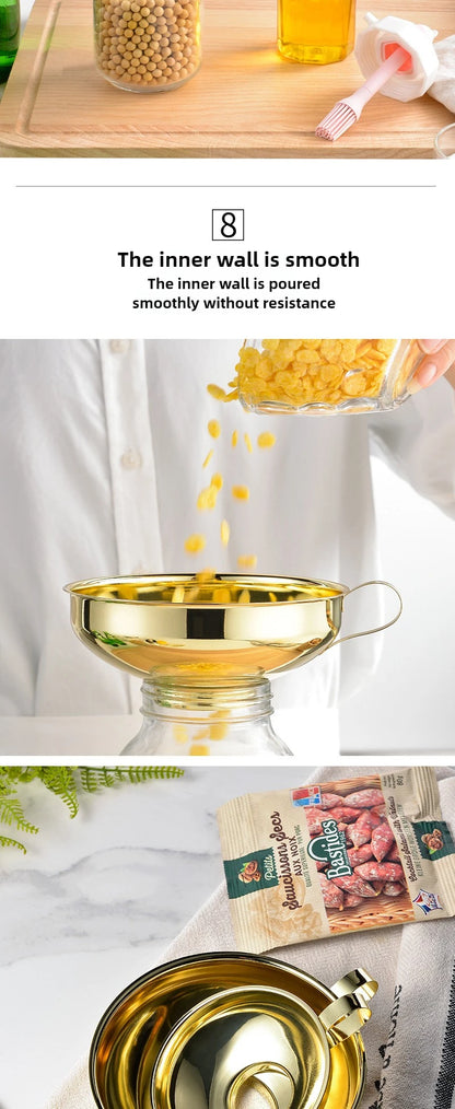 Stainless Steel Wide Mouth Canning Funnel