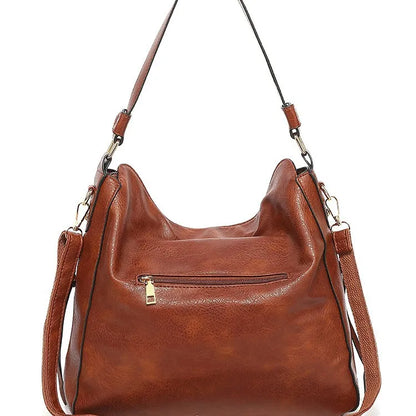 Women’s Soft PU Leather Bucket Shoulder Bag
