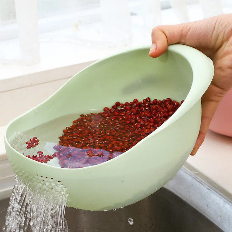 Multi-Purpose Rice & Vegetable Washing Bowl