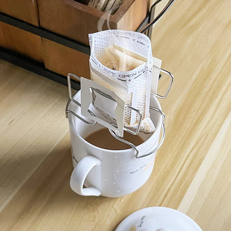 Portable Single-Serve Drip Coffee Filter Bags for Fresh Brew Coffee & Tea