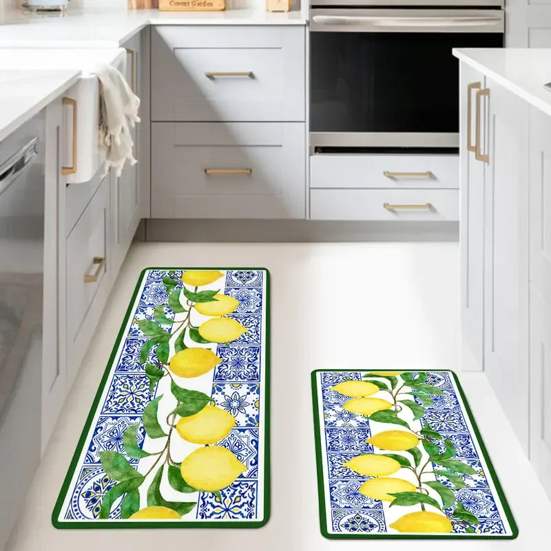 Lemon Fruit Kitchen Floor Mat