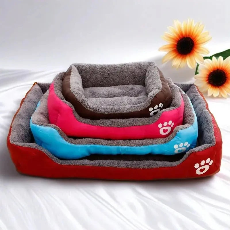 Large Plush Dog & Cat Bed Cushion