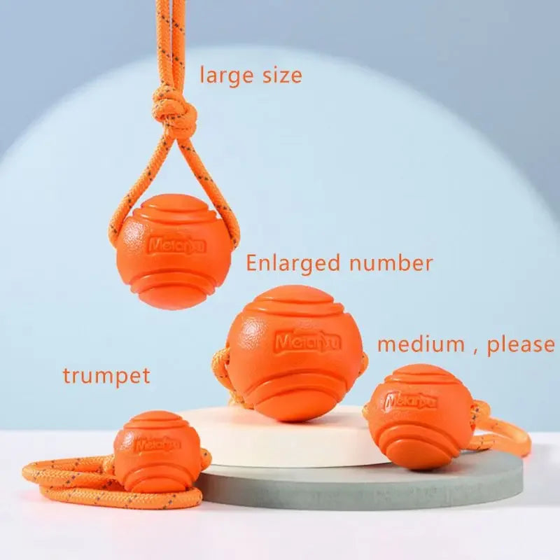 Interactive Cotton Rope Ball Toy for Fetch & Tug Play