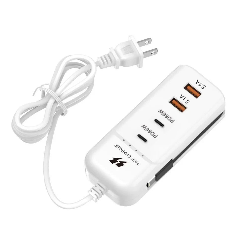 66W Multi-Port USB-C Fast Charger