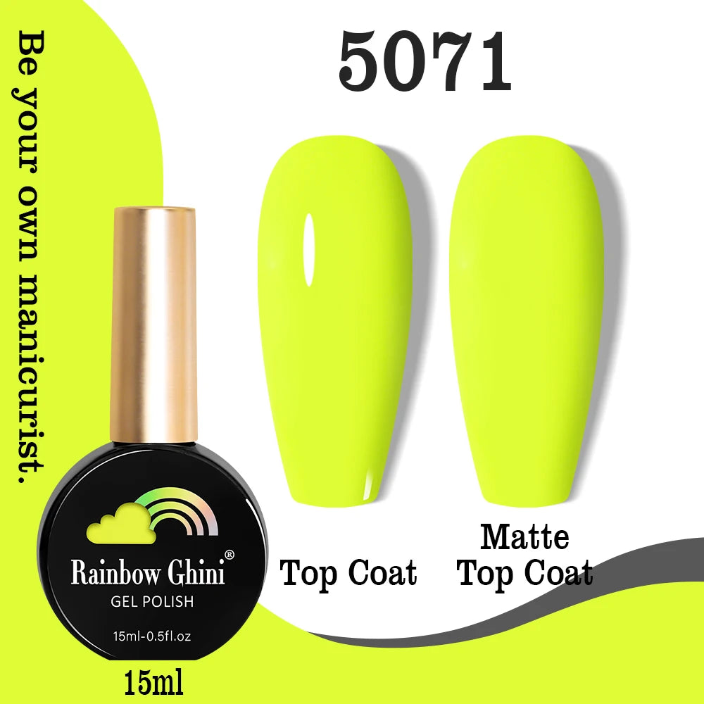 Rainbow Ghini 15ML HEMA & TPO Free Gel Nail Polish