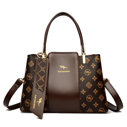 Large Capacity Women’s Leather Tote Handbag