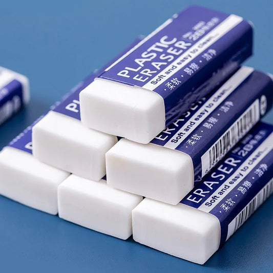 White Exam Eraser for Clean Pencil Corrections