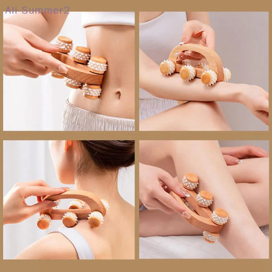 Wooden Massage Roller Tool