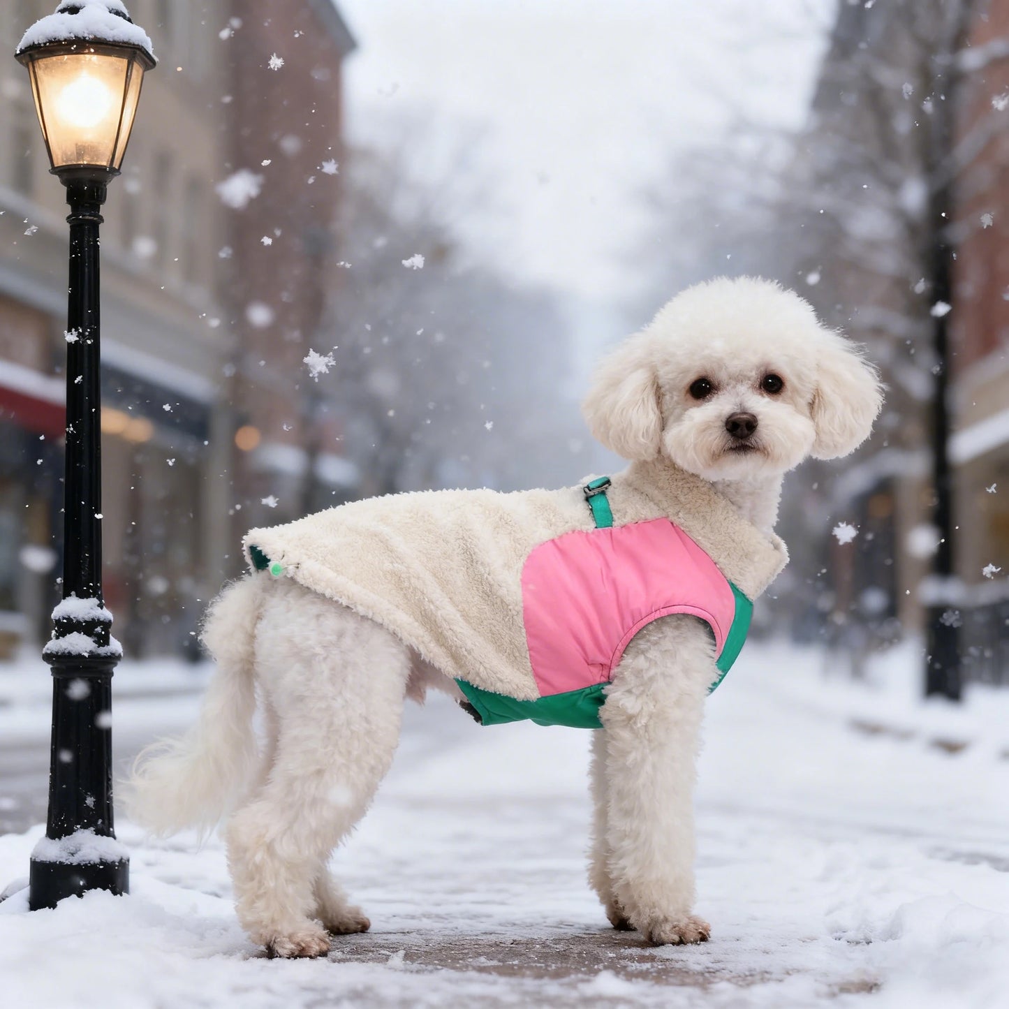Warm Lambskin Fleece Dog Jacket