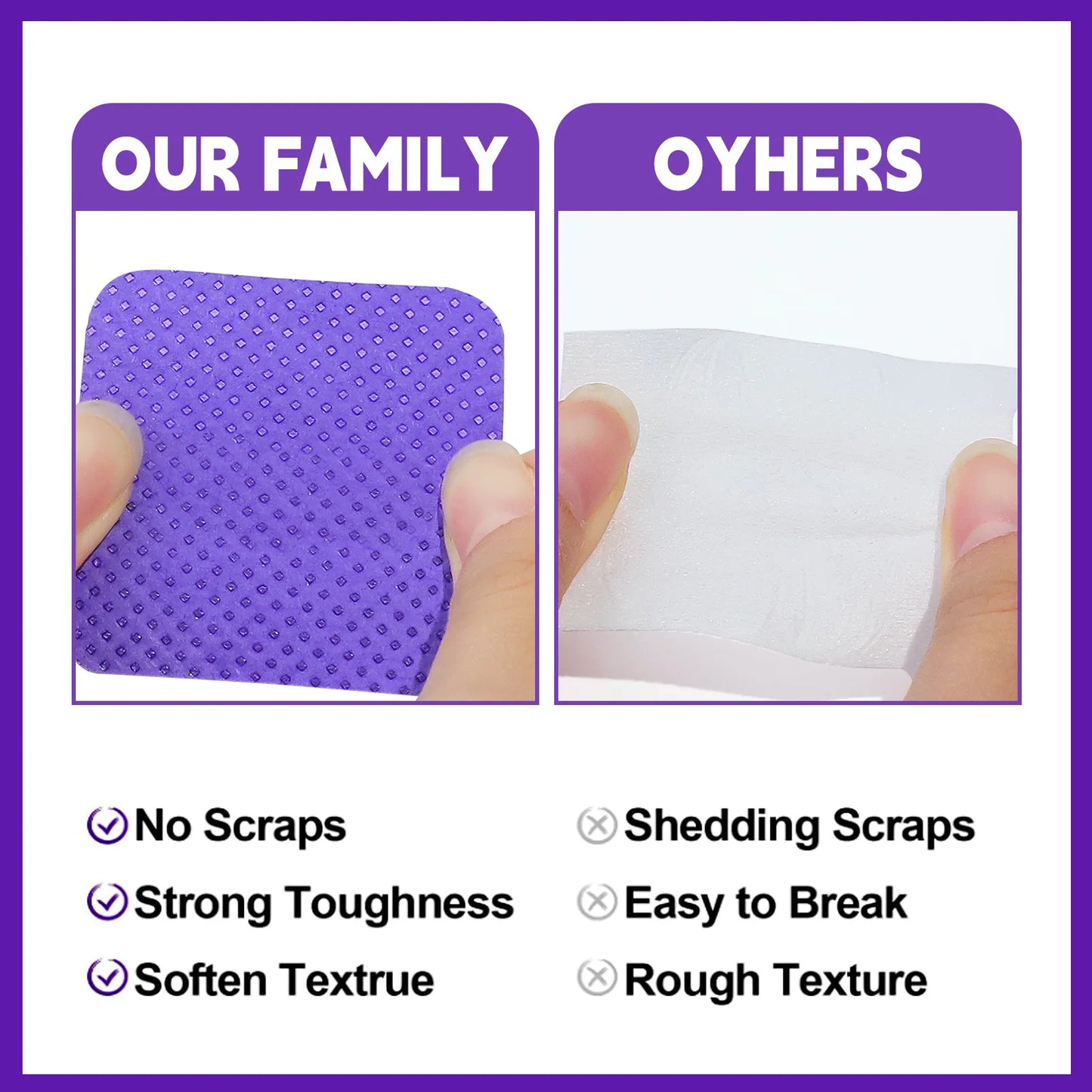 Lint-Free Nail Polish Remover Wipes