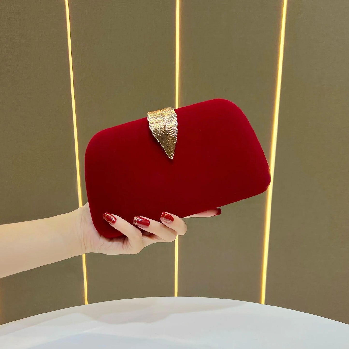 Velvet Evening Clutch Bag