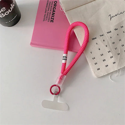 Stylish Braided Phone Lanyard Strap with Wrist Loop