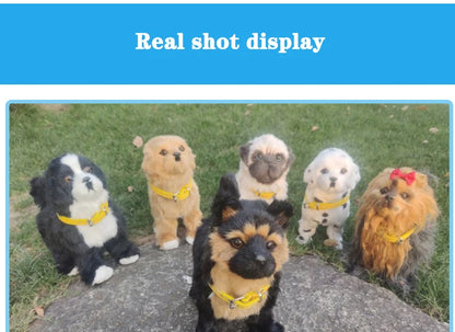 Interactive Walking Plush Robot Dog