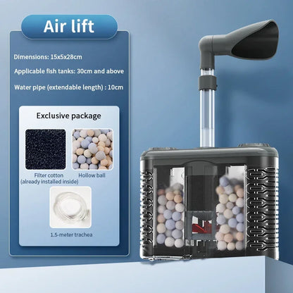 USB Aquarium Internal Filter with Bio Sponge & Water Filtration