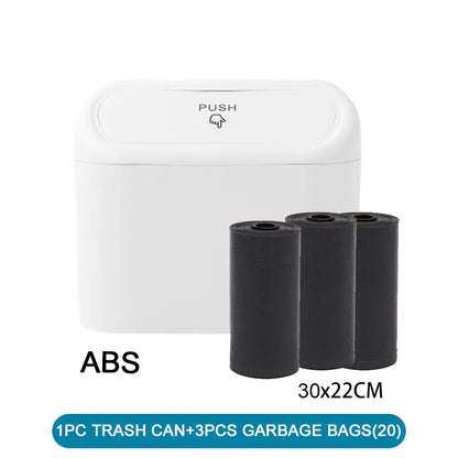 Car Trash Can (with Lid) Contains 60 (300) Garbage Bags