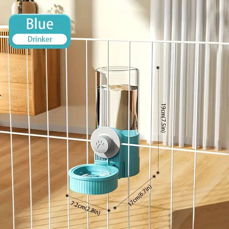Hanging Gravity Pet Feeder & Water Dispenser