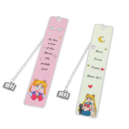 Moon Princess Warrior Metal Bookmark Set